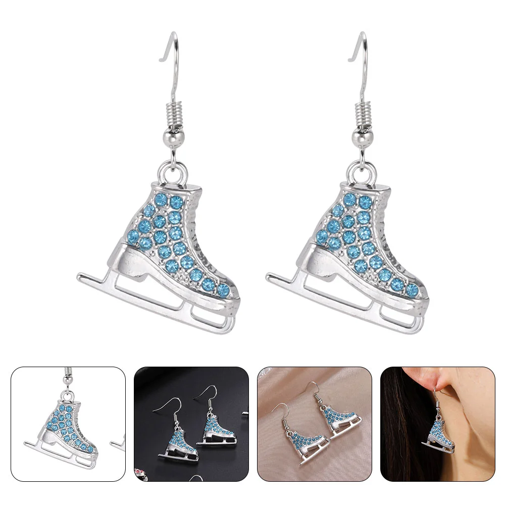 Ice Skating Earrings Women Jewelry Sports Dangle Roller Figure Accessories Winter Wedding Season
Ice Skating Earrings Women Jewelry Sports Dangle Roller Figure Accessories Winter Wedding Season