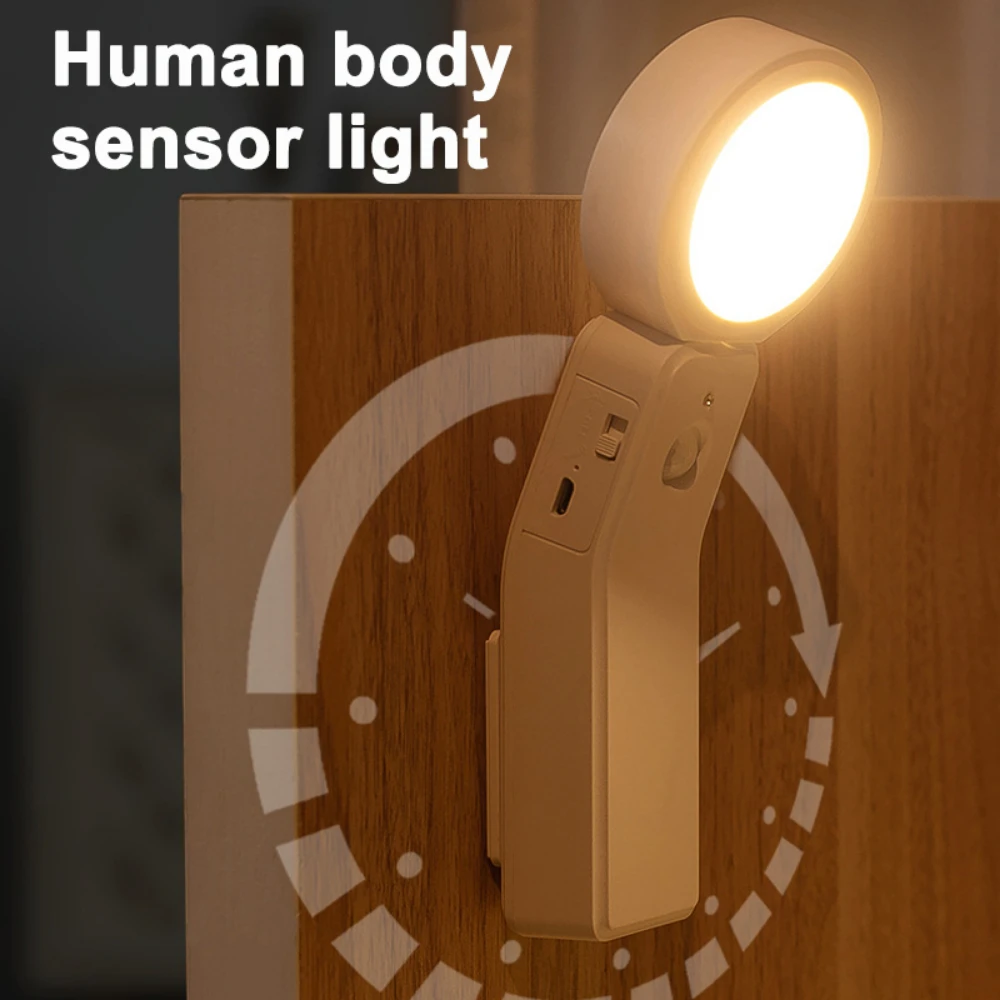 Lamp with Motion Sensor Built In USB Rechargeable Battery Warm/Cold Lighting Human Body Induction USB Night Light Sensor Light
Lamp with Motion Sensor Built In USB Rechargeable Battery Warm/Cold Lighting Human Body Induction USB Night Light Sensor Light