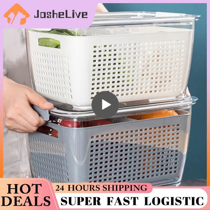 5/8/10PCS Plastic Vegetable Basket Sealed Box Drip Basket Double Layer Kitchen Strainers Washing Storage Basket Kitchen Gadgets
5/8/10PCS Plastic Vegetable Basket Sealed Box Drip Basket Double Layer Kitchen Strainers Washing Storage Basket Kitchen Gadgets