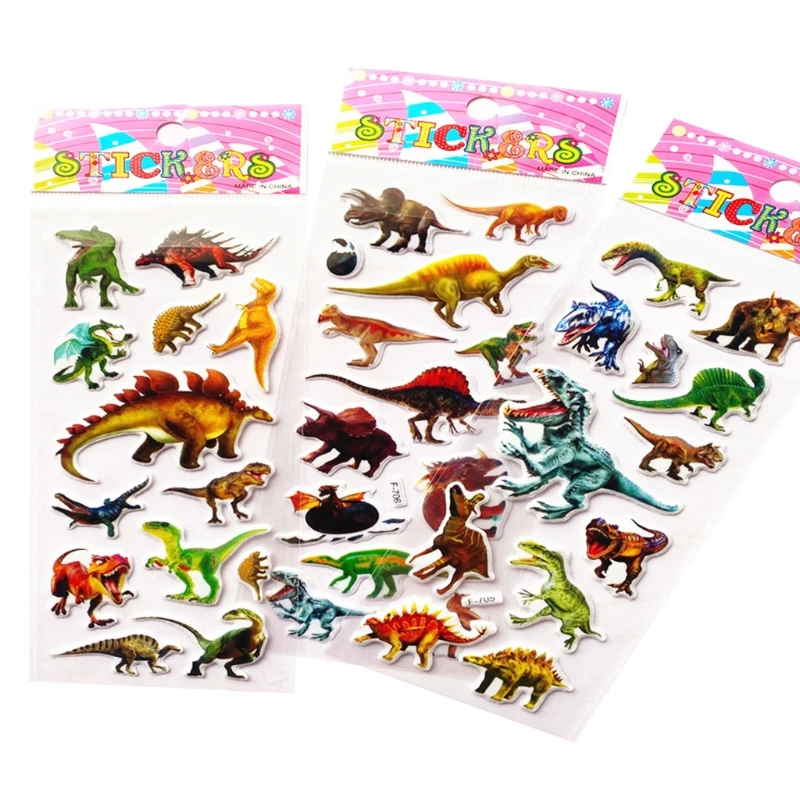 20Sheet Kids Cartoon 3D Dinosaur Puffy Stickers Baby Animals Graffiti Sticker Educational Toys DIY Scrapbook Greeting Card Decor
20Sheet Kids Cartoon 3D Dinosaur Puffy Stickers Baby Animals Graffiti Sticker Educational Toys DIY Scrapbook Greeting Card Decor