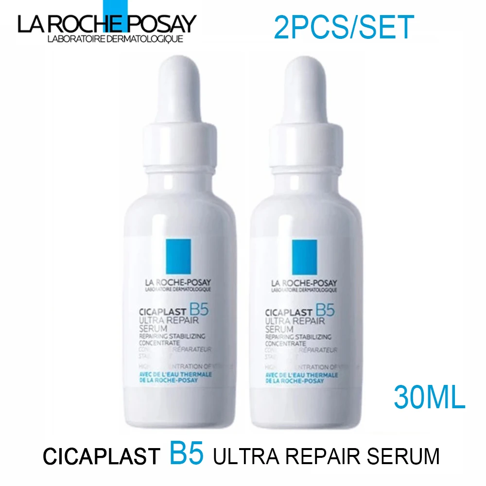 

2pcs 30ML La Roche Posay Cicaplast B5 Ultra Repair Serum Repair Skin Barrier Hydrated Anti-Age for Dry and Sensitive Skin Care