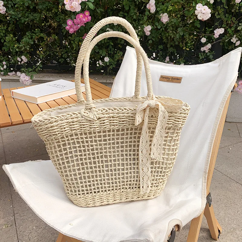 Niche Woven Bag Women's Bag 2022 New Fashion Large-capacity Shoulder Tote Bag Summer Straw Woven Portable Vegetable Basket Bag
Niche Woven Bag Women's Bag 2022 New Fashion Large-capacity Shoulder Tote Bag Summer Straw Woven Portable Vegetable Basket Bag