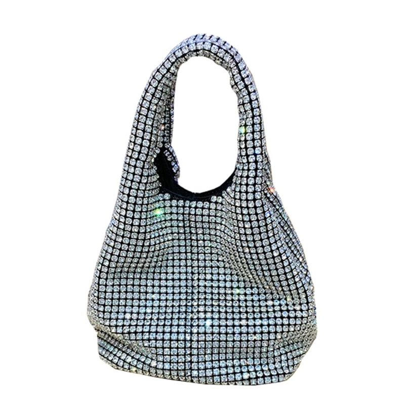 Women's Glitter Handbag Rhinestone Evening Bag Party Bridal Clutch Prom Wedding Purse Top Handle Bags
Women's Glitter Handbag Rhinestone Evening Bag Party Bridal Clutch Prom Wedding Purse Top Handle Bags