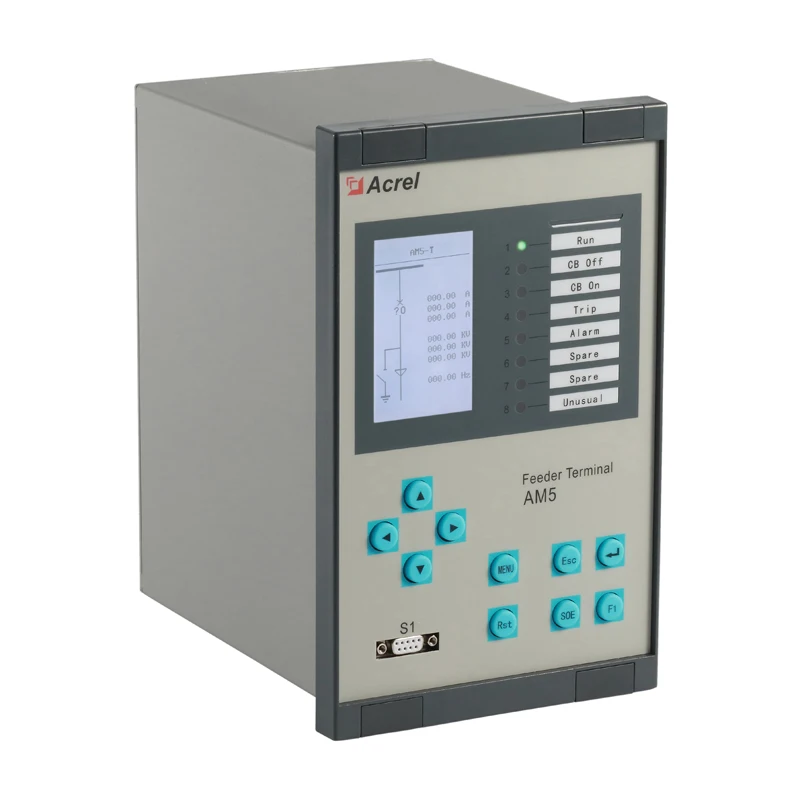 AM5SE-D2 Middle Voltage Protection Relay Microcomputer Protection Device for Transformer(2000kVA) with 20DI 10DO
AM5SE-D2 Middle Voltage Protection Relay Microcomputer Protection Device for Transformer(2000kVA) with 20DI 10DO