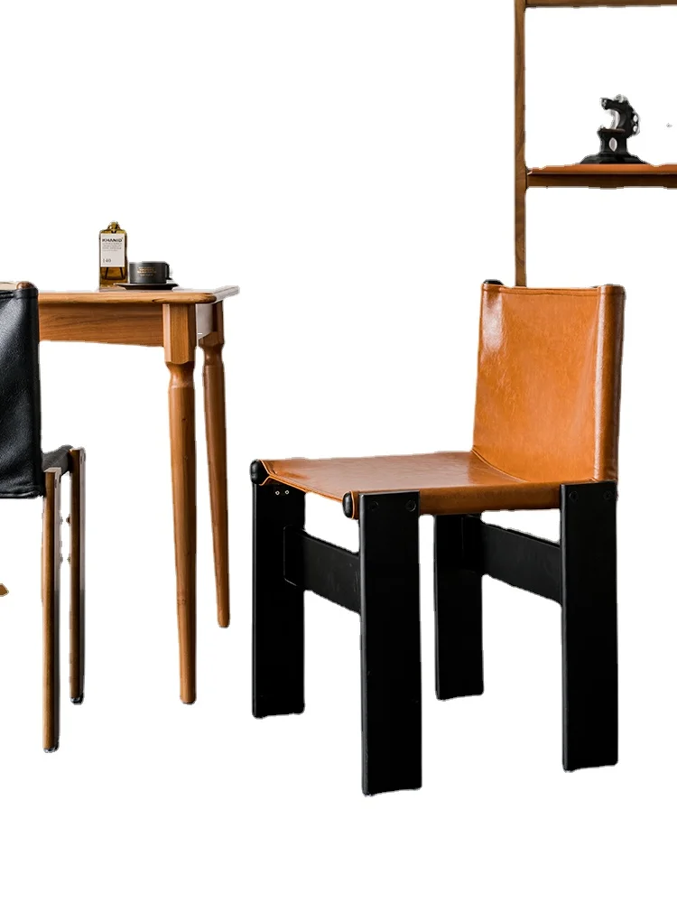 XL Monk Chair Solid Wood Dining Chair Home Retro Oil Wax Skin Book Desks and Chairs Negotiation Chair
XL Monk Chair Solid Wood Dining Chair Home Retro Oil Wax Skin Book Desks and Chairs Negotiation Chair