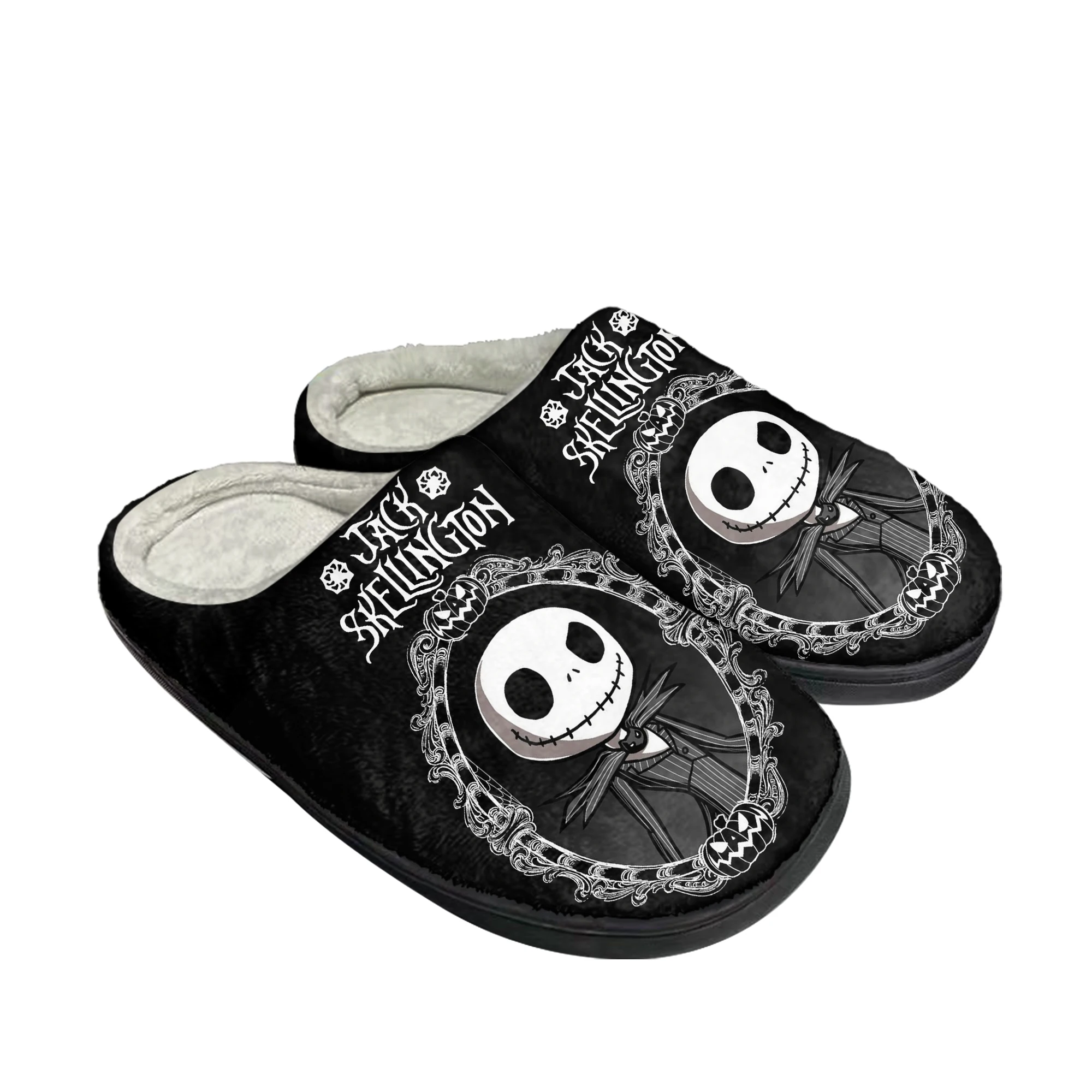 

Nightmare Before Christmas Home Cotton Custom Slippers Mens Womens Sandals Plush Bedroom Casual Keep Warm Shoes Thermal Slipper