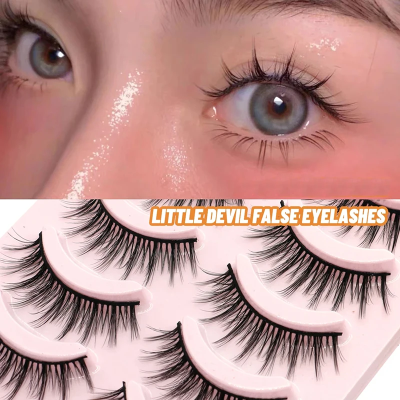 Eye Makeup Accessories Manga Lashes Natural Fluffy Long False Eyelashes 3D Faux Mink Lashes Extension Little Evil Fairy Cosplay
Eye Makeup Accessories Manga Lashes Natural Fluffy Long False Eyelashes 3D Faux Mink Lashes Extension Little Evil Fairy Cosplay