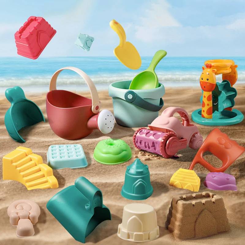 Children's Beach Toys Baby Seaside Soft Glue Sand Sculpture Digging Tools Playing Water Hourglass Set Combination Bucket Shovel
Children's Beach Toys Baby Seaside Soft Glue Sand Sculpture Digging Tools Playing Water Hourglass Set Combination Bucket Shovel