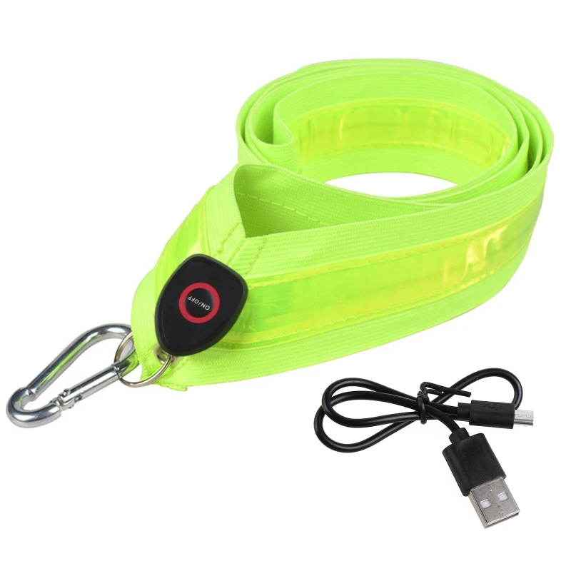 

High Visibility Reflective Belt, LED Running Waist Sash Band Adjustable Belt for Jogging Biking Cycling Night Drop Shipping