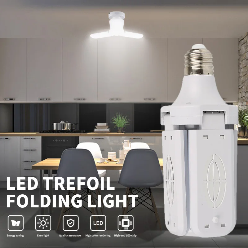 40/30W LED Garage Lights Deformable Ceiling Light Foldable Fan Blade Light Super Bright 3000LM Home Outdoor Ceiling LED Lights
40/30W LED Garage Lights Deformable Ceiling Light Foldable Fan Blade Light Super Bright 3000LM Home Outdoor Ceiling LED Lights