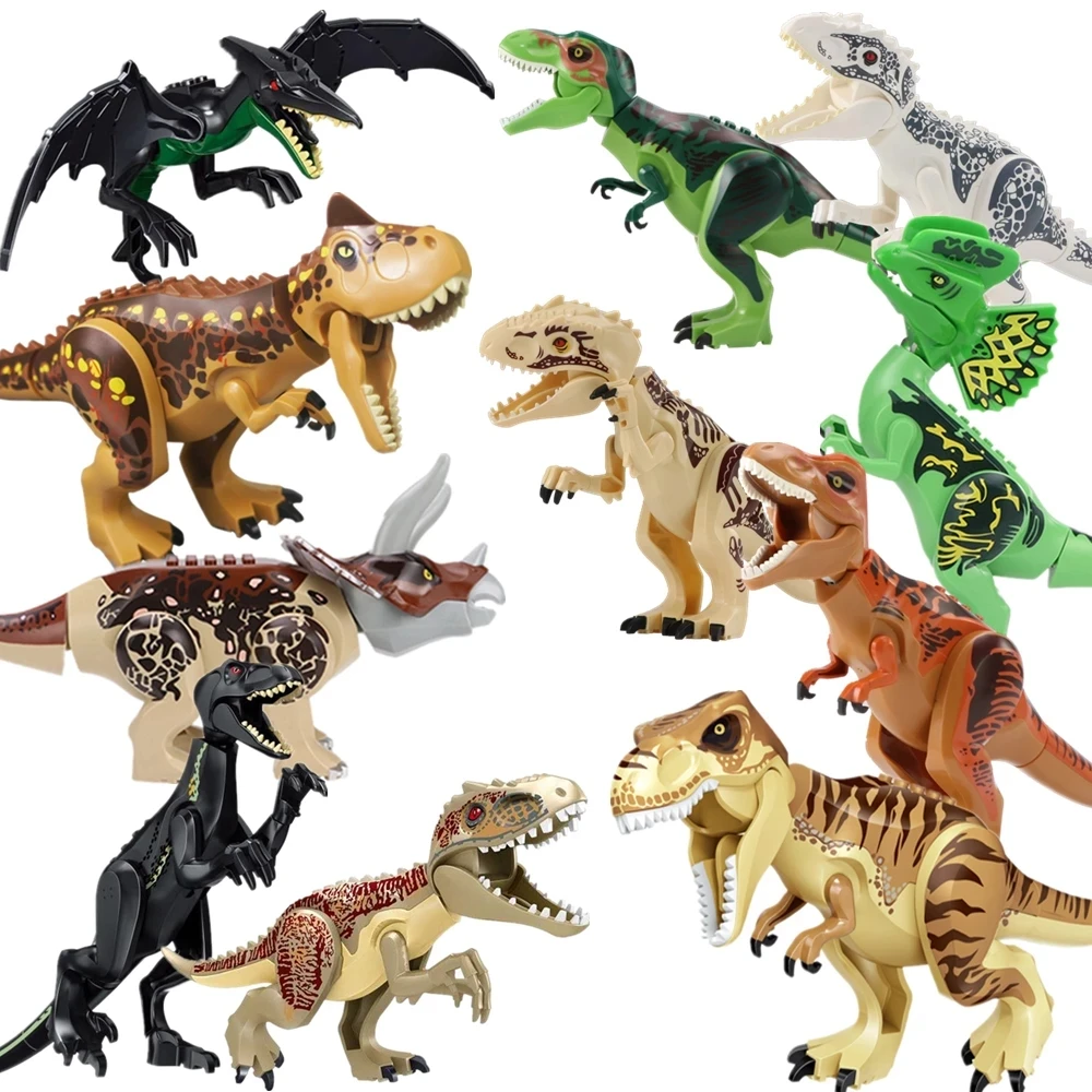2021 Jurassic Dinosaurs Figures Bricks Tyrannosaurus Indominus Rex I-Rex Assemble Building Blocks Kid Toy Dinosuar
2021 Jurassic Dinosaurs Figures Bricks Tyrannosaurus Indominus Rex I-Rex Assemble Building Blocks Kid Toy Dinosuar
