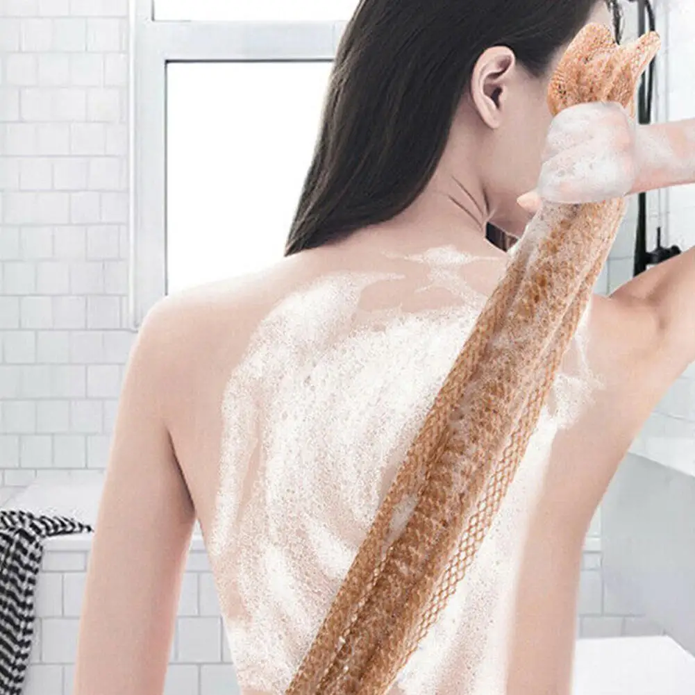 Nylon Bath Towels Back Scrubber Magic Brushes Body Exfoliating Massage For Shower Body Mud Peeling Skin Clean 30*80cm
Nylon Bath Towels Back Scrubber Magic Brushes Body Exfoliating Massage For Shower Body Mud Peeling Skin Clean 30*80cm