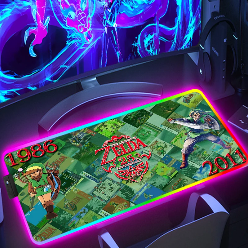 Zelda Mousepad Gamer Accessories RGB Keyboard Desk Rubber Backlit Pad Anime Xxl Mouse Carpet Pc Mats Large Gaming Mause Mat Girl
Zelda Mousepad Gamer Accessories RGB Keyboard Desk Rubber Backlit Pad Anime Xxl Mouse Carpet Pc Mats Large Gaming Mause Mat Girl