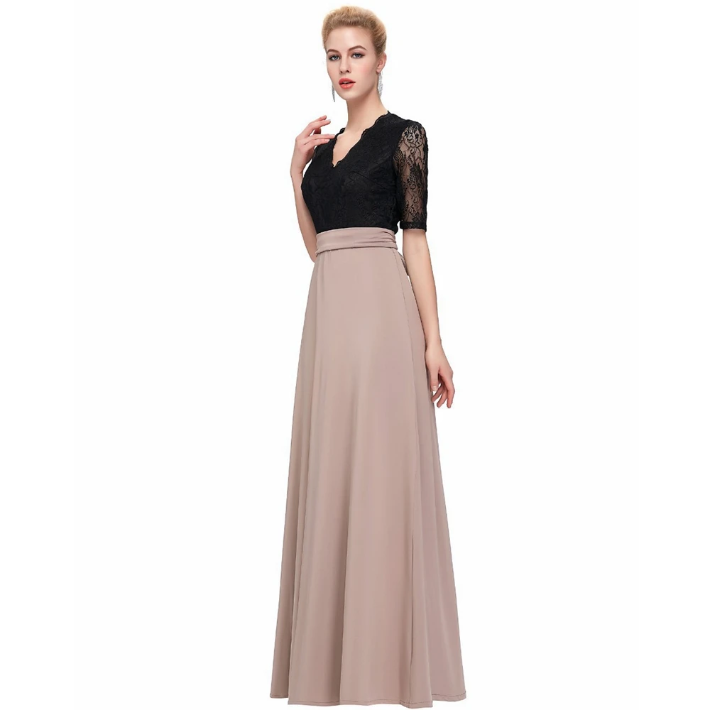 V-neck Formal Dress Slit Formal Dresses Women Short Sleeve Lace Patchwork Dress High Waist Split Dinner Lace Party Dress
V-neck Formal Dress Slit Formal Dresses Women Short Sleeve Lace Patchwork Dress High Waist Split Dinner Lace Party Dress