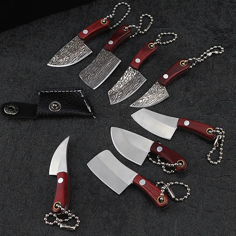 Keychain Pocket Knife Stainless Steel Camping Small Mini EDC Knife Peeler Fixed Blade Wood Handle Kitchen Multi Knives Portable
Keychain Pocket Knife Stainless Steel Camping Small Mini EDC Knife Peeler Fixed Blade Wood Handle Kitchen Multi Knives Portable
