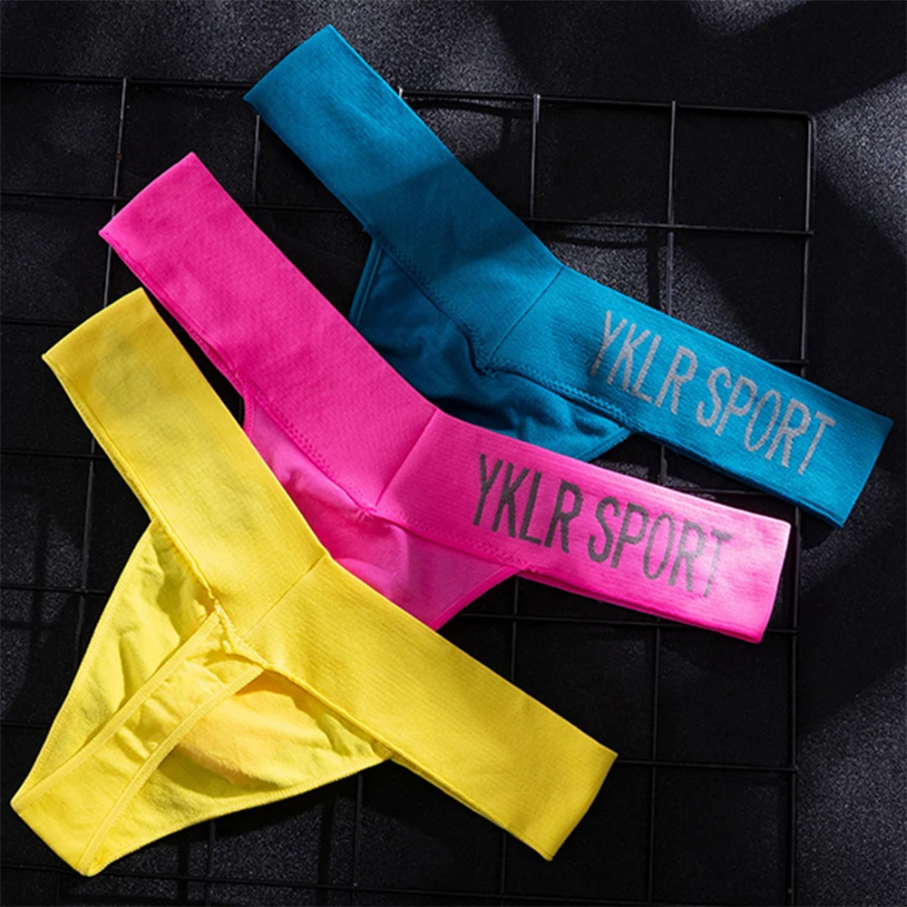 Sexy Seamless Sports Panties Fitness Letters Wide Waist Briefs Thong Elastic Underpants Stretchy Underwear Seamless T-back
Sexy Seamless Sports Panties Fitness Letters Wide Waist Briefs Thong Elastic Underpants Stretchy Underwear Seamless T-back