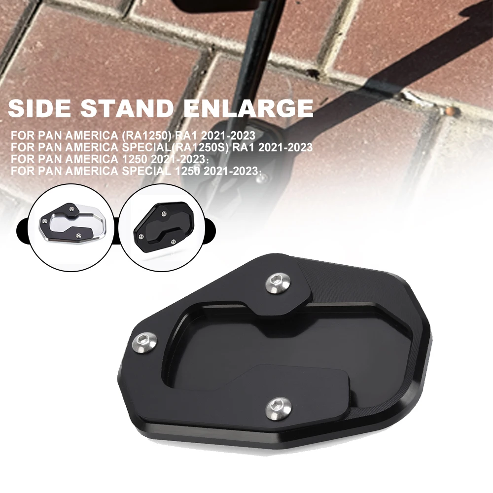 2023 NEW Motorcycle Kickstand Extension Plate Foot Side Stand Enlarge Pad FOR PAN AMERICA 1250 S PA1250 S PA1250S 2021 2022 2023 
2023 NEW Motorcycle Kickstand Extension Plate Foot Side Stand Enlarge Pad FOR PAN AMERICA 1250 S PA1250 S PA1250S 2021 2022 2023