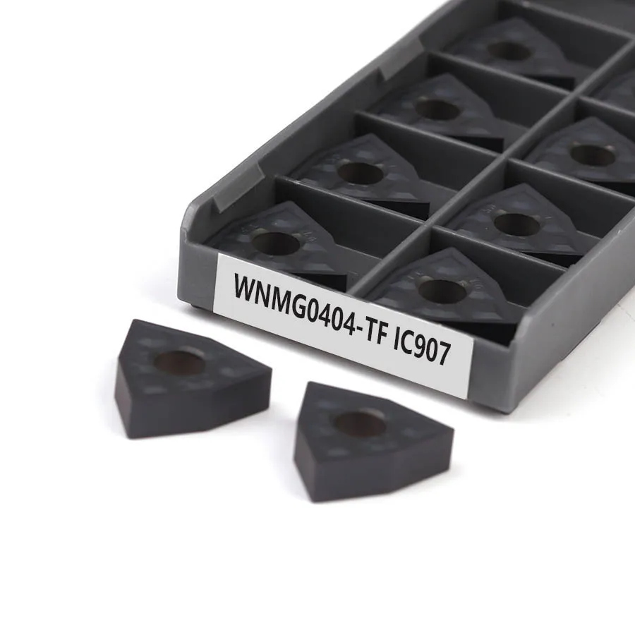 WNMG080404 TF IC907 External Turning Tools WNMG080404 TF IC908 Carbide Inserts WNMG080408-TF IC908 Cutting Blade CNC Lathe Tools
WNMG080404 TF IC907 External Turning Tools WNMG080404 TF IC908 Carbide Inserts WNMG080408-TF IC908 Cutting Blade CNC Lathe Tools
