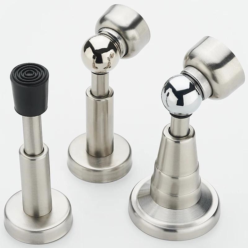 New Stainless Steel Magnetic Door Stopper Sticker Toilet Glass Hidden Door Holders Catch Floor Nail-free Doorstop Door Hardware
New Stainless Steel Magnetic Door Stopper Sticker Toilet Glass Hidden Door Holders Catch Floor Nail-free Doorstop Door Hardware