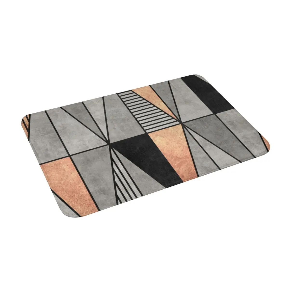 Concrete And Copper Triangles Bath Door Floor Mat Non-slip Rug Carpet Entrance Living Room Home Kitchen Washable Doormat Bedroom
Concrete And Copper Triangles Bath Door Floor Mat Non-slip Rug Carpet Entrance Living Room Home Kitchen Washable Doormat Bedroom