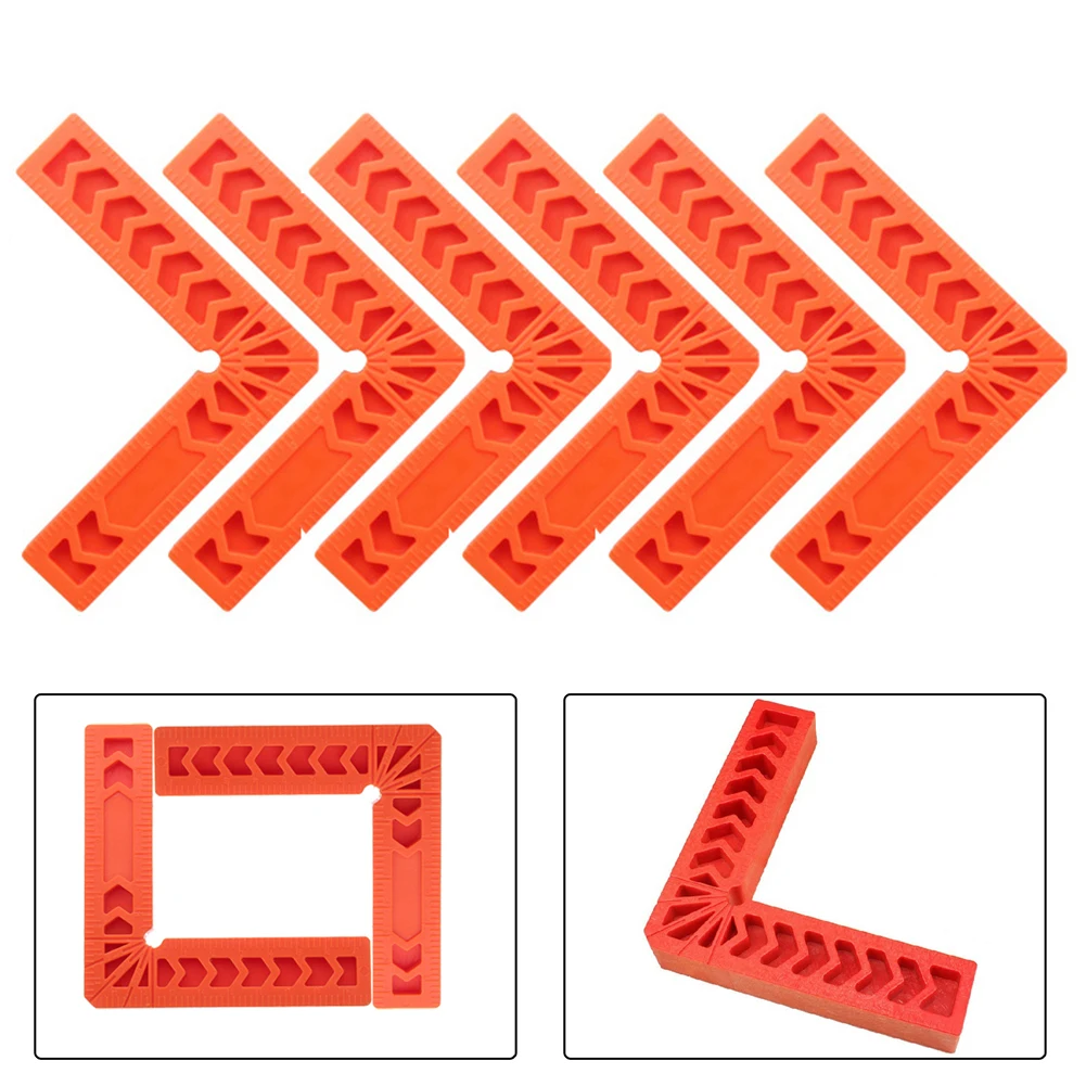 90 Degree Positioning Tools 6pcs L-Shape Carpentry Right Angle Ruler Assist Positioning Tool 4inch Angle Holder
90 Degree Positioning Tools 6pcs L-Shape Carpentry Right Angle Ruler Assist Positioning Tool 4inch Angle Holder
