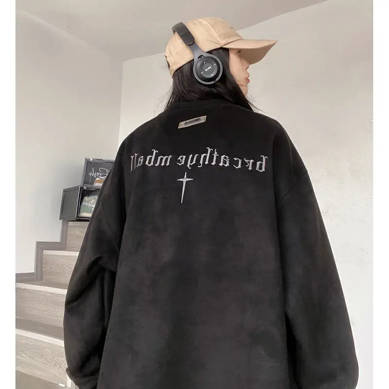 American oversize hooded sweatshirt for men in autumn suede loose heavy top trendy brand retro letter jacket men clothing hoodie
American oversize hooded sweatshirt for men in autumn suede loose heavy top trendy brand retro letter jacket men clothing hoodie