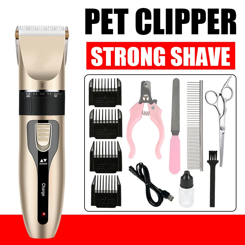 Dog Clipper Dog Hair Clippers Grooming (Pet/Cat/Dog/Rabbit) Haircut Trimmer Shaver Set Pets Cordless Rechargeable Professional
Dog Clipper Dog Hair Clippers Grooming (Pet/Cat/Dog/Rabbit) Haircut Trimmer Shaver Set Pets Cordless Rechargeable Professional