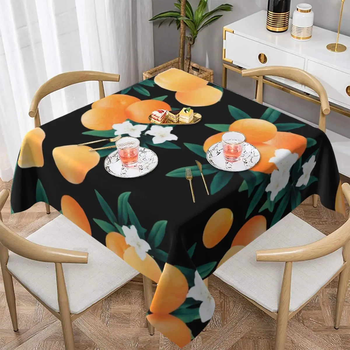 Oranges Print Tablecloth Flower Green Leaves Square Printed Table Cover Picnic Wholesale Protection Polyester Table Cloth
Oranges Print Tablecloth Flower Green Leaves Square Printed Table Cover Picnic Wholesale Protection Polyester Table Cloth