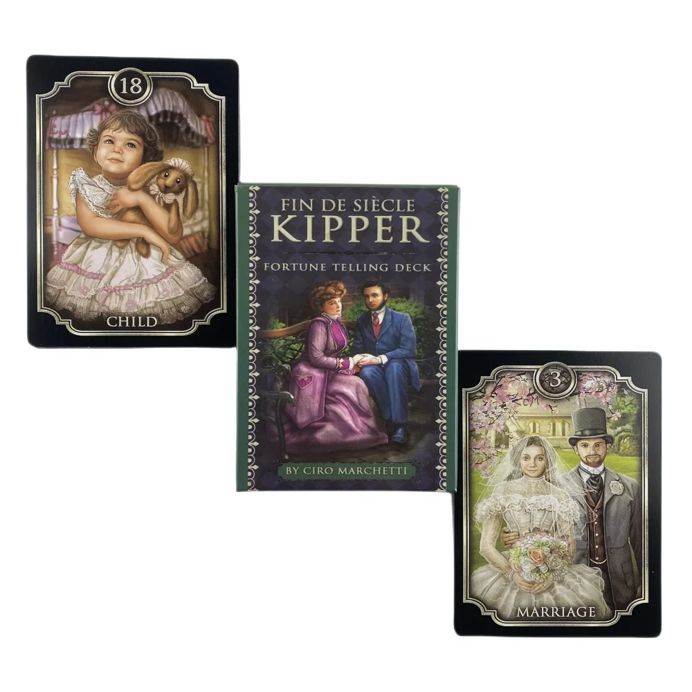 FIN Sieve Kipper Tarot Cards English Version Divination Fate Deck Oracle Card Board Games For Party Toy Entertainment Game
FIN Sieve Kipper Tarot Cards English Version Divination Fate Deck Oracle Card Board Games For Party Toy Entertainment Game