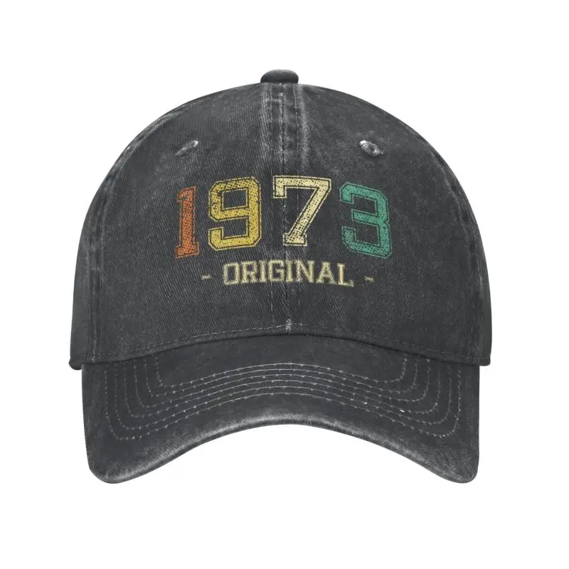 Fashion Cotton Vintage Born In 1973 Baseball Cap Men Women Personalized Adjustable Adult Birthday Dad Hat Outdoor
Fashion Cotton Vintage Born In 1973 Baseball Cap Men Women Personalized Adjustable Adult Birthday Dad Hat Outdoor