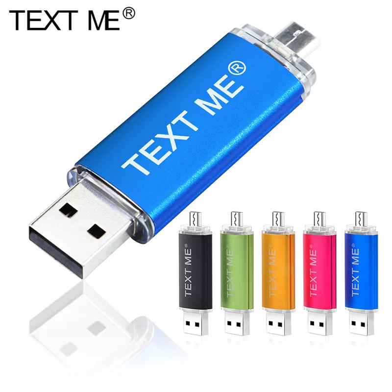 

TEXT ME USB2.0 128GB OTG model stick usb 2.0 3 in 1 OTG Type-c flash drive pen drive 4GB 8GB 16GB 32GB 64GB usb2.0 pendrive