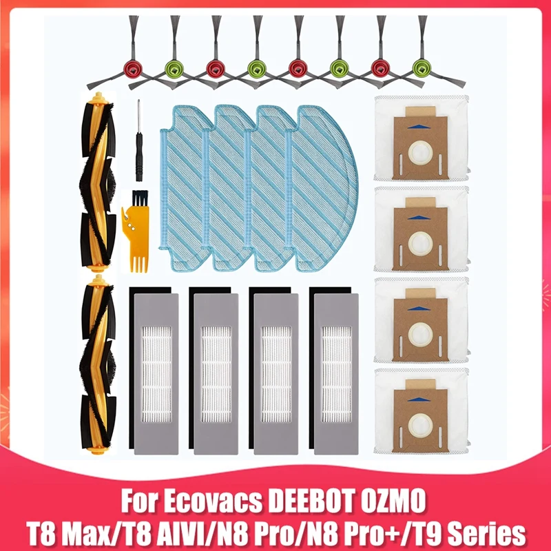 Replacement Parts For Ecovacs DEEBOT OZMO T8 AIVI T8 Max T9 T8 Series N8 Pro N8 Pro+ Robot Vacuum Cleaner
Replacement Parts For Ecovacs DEEBOT OZMO T8 AIVI T8 Max T9 T8 Series N8 Pro N8 Pro+ Robot Vacuum Cleaner