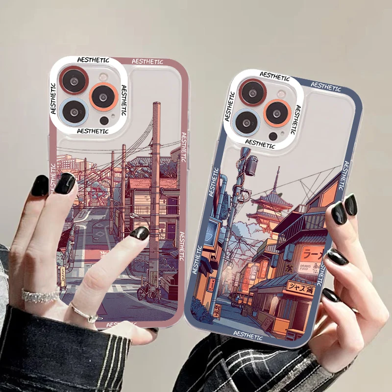 Japanese Hand Painted House Scenery Phone Case For IPhone 11 12 13 14 Mini Pro Max XR X XS TPU Clear Case For 8 7 6 Plus SE
Japanese Hand Painted House Scenery Phone Case For IPhone 11 12 13 14 Mini Pro Max XR X XS TPU Clear Case For 8 7 6 Plus SE