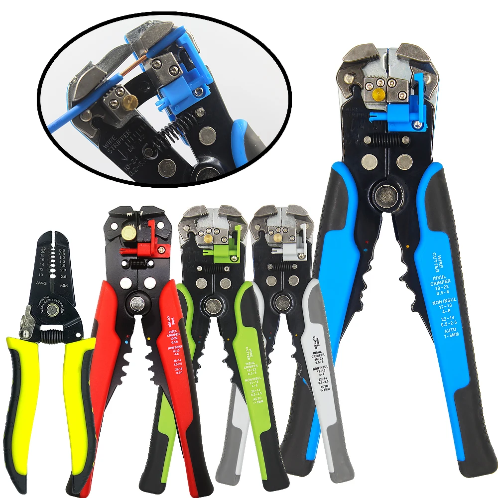 Wire Stripping Pliers, Guide Ruler Measurement, For Cutting Cables, Crimping Terminals, 0.2-6.0mm, High Precision Hand Tools
Wire Stripping Pliers, Guide Ruler Measurement, For Cutting Cables, Crimping Terminals, 0.2-6.0mm, High Precision Hand Tools