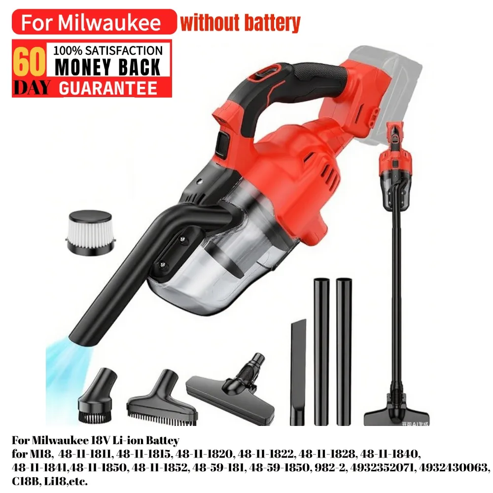5 в 1 портативный беспроводной электрический пылесос 16000PA пылесборник инструменты для чистки в помещении для Dewalt/Milwaukee/Makita
5 в 1 портативный беспроводной электрический пылесос 16000PA пылесборник инструменты для чистки в помещении для Dewalt/Milwaukee/Makita