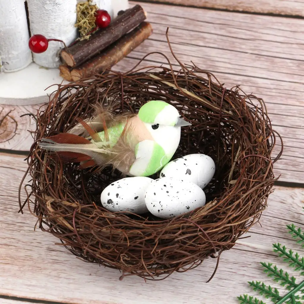 Nature Rattan Bird Nest Easter Egg Decoration Prop Artificial Nest For Easter Party Home Garden Decoration DIY Craft
Nature Rattan Bird Nest Easter Egg Decoration Prop Artificial Nest For Easter Party Home Garden Decoration DIY Craft