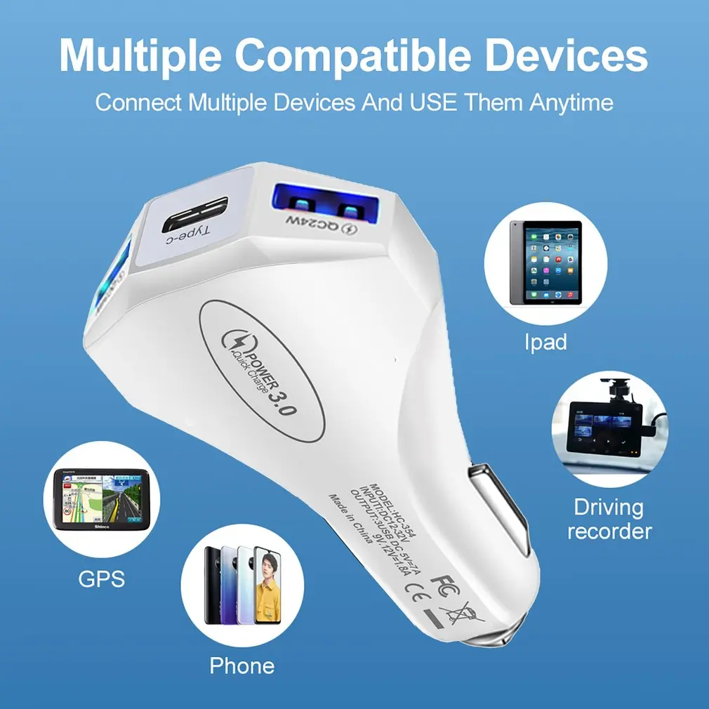 Car Charger 48W Fast Charging Intelligent Compatible Scratch-Resistant Flame Retardant High Safety Portable Charger
Car Charger 48W Fast Charging Intelligent Compatible Scratch-Resistant Flame Retardant High Safety Portable Charger