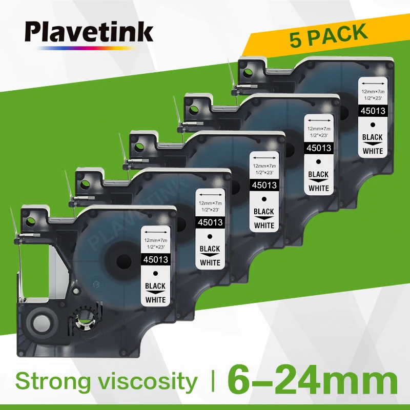 Этикетка 5PK 6/9/12/18/24 мм для Dymo D1 45013 40913 43613 45018, совместимая с Dymo LabelManager 160 280 LabelPoint 100
Этикетка 5PK 6/9/12/18/24 мм для Dymo D1 45013 40913 43613 45018, совместимая с Dymo LabelManager 160 280 LabelPoint 100