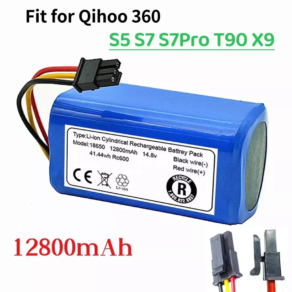 14.8v Robot Vacuum Cleaner Battery Pack for Qihoo 360 S5 S7 S7Pro T90 X9 Robotic Vacuum Cleaner Replacement Batteries
14.8v Robot Vacuum Cleaner Battery Pack for Qihoo 360 S5 S7 S7Pro T90 X9 Robotic Vacuum Cleaner Replacement Batteries