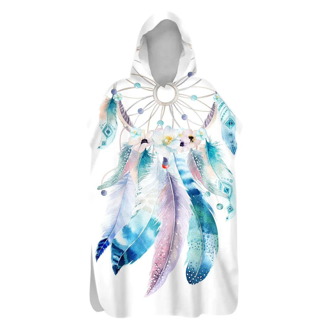 Dreamcatcher Print Microfiber Towel Double-Sided Velvet Hooded Quick Dry Beach Bath Towel Cloak Bathrobe Surf Swimsuit Dropship
Dreamcatcher Print Microfiber Towel Double-Sided Velvet Hooded Quick Dry Beach Bath Towel Cloak Bathrobe Surf Swimsuit Dropship