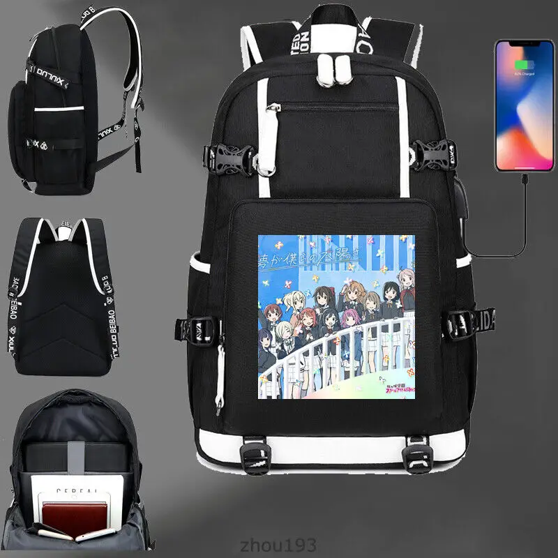 USB рюкзак аниме Love Live милый школьный рюкзак для косплея сумки через плечо Z10
USB рюкзак аниме Love Live милый школьный рюкзак для косплея сумки через плечо Z10
