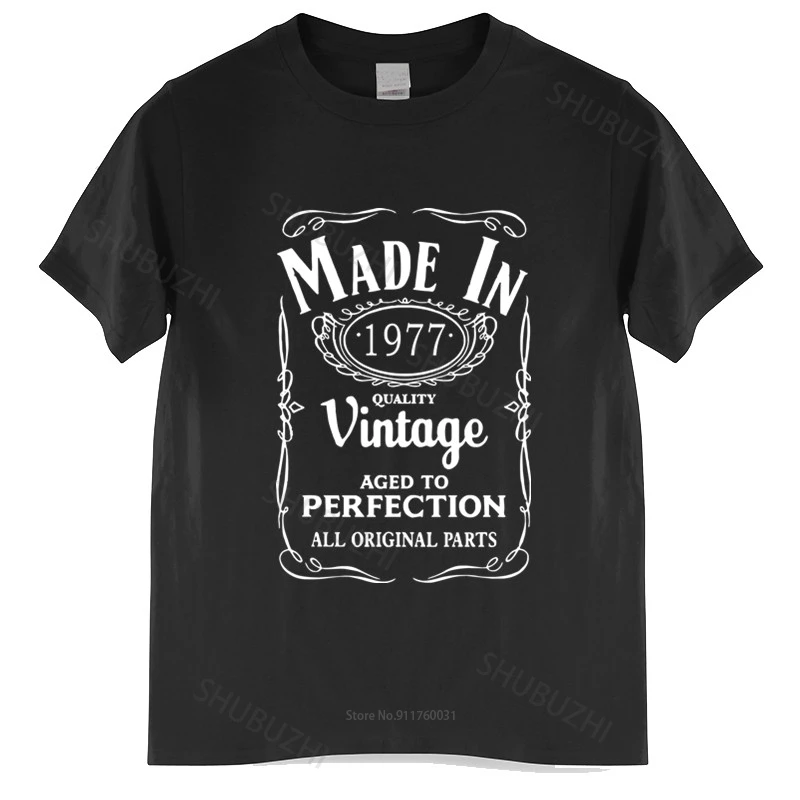 Мужская Роскошная хлопковая футболка, футболка, сделанная в 1977 году, для детей рожденных 39 лет, подарок на день рождения, винтажные свободные топы, женская футболка 
Мужская Роскошная хлопковая футболка, футболка, сделанная в 1977 году, для детей рожденных 39 лет, подарок на день рождения, винтажные свободные топы, женская футболка