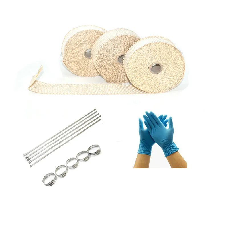 5-15M Motorcycle Exhaust Pipe Heat Insulation Cloth Covering Belt Fiberglass Heat Shield with Stainless Ties Simple Installation
5-15M Motorcycle Exhaust Pipe Heat Insulation Cloth Covering Belt Fiberglass Heat Shield with Stainless Ties Simple Installation