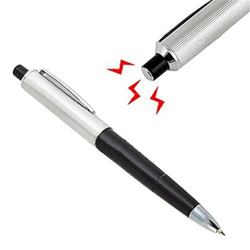 Pen Electric Shock Writable Fancy Ball Point Pen Shocking Electric Shock Toy Gift Kids Children Joke Prank Trick Fools Day New
Pen Electric Shock Writable Fancy Ball Point Pen Shocking Electric Shock Toy Gift Kids Children Joke Prank Trick Fools Day New