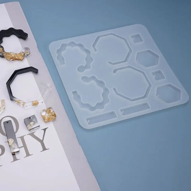 UV Crystal Resin Epoxy Mold Handmade Jewelry Necklace Resin Mold DIY Art Crafts Ear Studs Hanging Pendant Casting Mold D5QB
UV Crystal Resin Epoxy Mold Handmade Jewelry Necklace Resin Mold DIY Art Crafts Ear Studs Hanging Pendant Casting Mold D5QB
