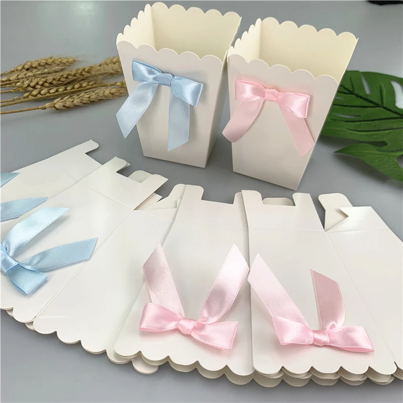 6pcs Popcorn Boxes with Bow Ribbon Paper Bag Favors Box Baby Shower Birthday Party Treat Favors Table Supplies Wedding
6pcs Popcorn Boxes with Bow Ribbon Paper Bag Favors Box Baby Shower Birthday Party Treat Favors Table Supplies Wedding