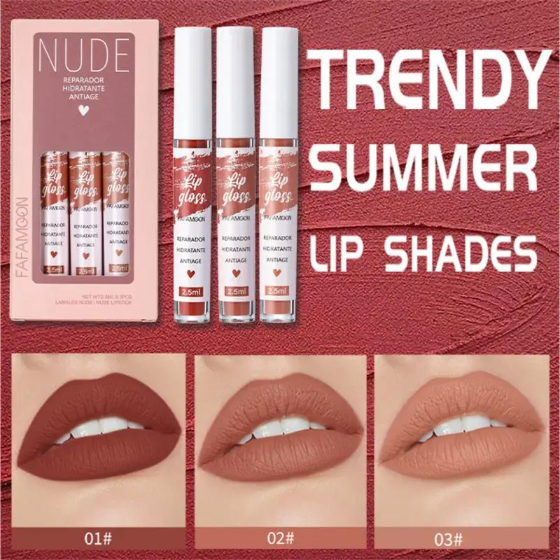 3pcs Clear Lip Glaze Rose Red Velvet Lipstick Waterproof Non-stick Cup Lipstick Lip Gloss Long Lasting Lip Tint Korea Makeup
3pcs Clear Lip Glaze Rose Red Velvet Lipstick Waterproof Non-stick Cup Lipstick Lip Gloss Long Lasting Lip Tint Korea Makeup