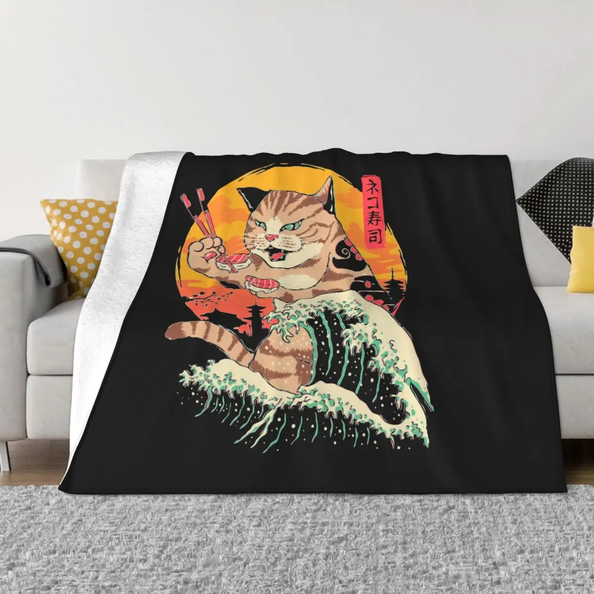 Genki Cat Neko Fuzzy Blanket Japanese Animal Creative Throw Blanket for Bed Sofa Couch 125*100cm Quilt
Genki Cat Neko Fuzzy Blanket Japanese Animal Creative Throw Blanket for Bed Sofa Couch 125*100cm Quilt