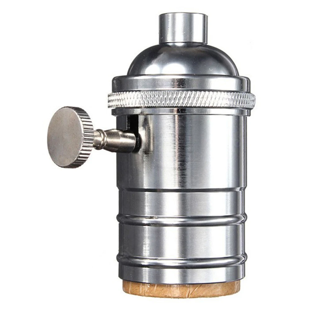 Vintage Lampholder E26 E27 Metal Chain Industrial Lamp Base 110V 220V Aluminum Switch Socket For Vials Pendant Light Holder
Vintage Lampholder E26 E27 Metal Chain Industrial Lamp Base 110V 220V Aluminum Switch Socket For Vials Pendant Light Holder