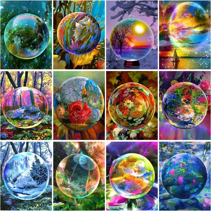 CHENISTORY Oil Painting By Numbers Paint Kit Coloring By Numbers Colorful Creative Waterball Picture Home Decor Adults Crafts
CHENISTORY Oil Painting By Numbers Paint Kit Coloring By Numbers Colorful Creative Waterball Picture Home Decor Adults Crafts